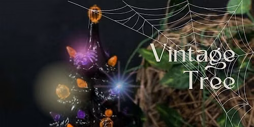 Spooky Vintage Christmas Tree Painting Workshop