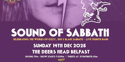 Sound Of Sabbath live at The Deer's Head Belfast 14\/12\/25