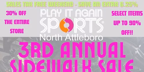 3rd Annual Sidewalk SALE
