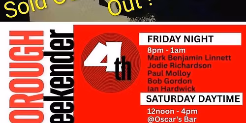 Scarborough Mod Weekender 2026 Sold Out ! Sold Out ! Sold Out !