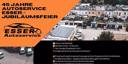 45 Jahre Autoservice Esser \u2013 Jubil\u00e4umsfeier \ud83c\udf89