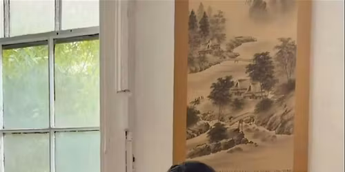 Silent tea ceremony and meditation