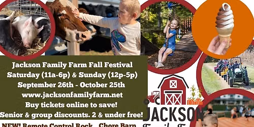 Jackson Family Farm Fall Festival 