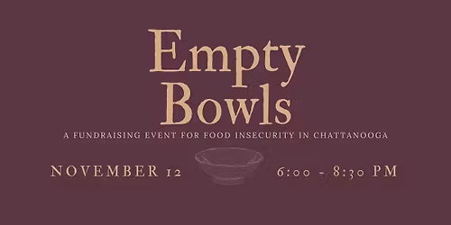Empty Bowls Set Up with Be the Change Youth Initiative
