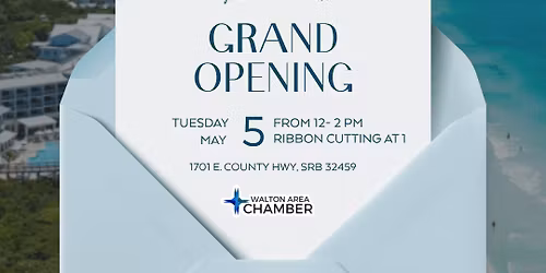 Watersound Real Estate Ribbon Cutting at 1:00 PM