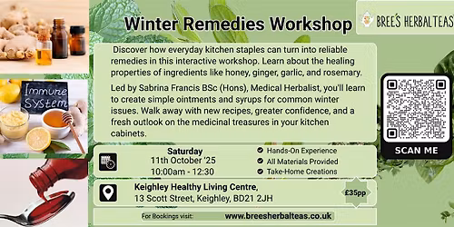 Winter Rescue Remedies Workshop