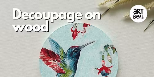Decoupage on wood