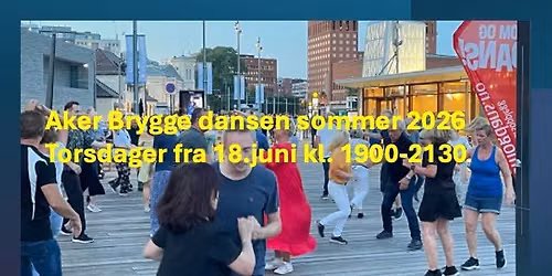 Aker Brygge Dansen sommer 2026
