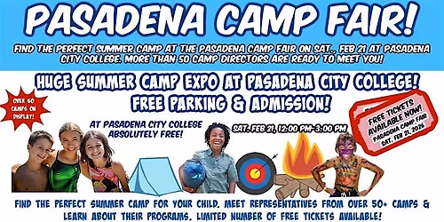 Pasadena Camp Fair at Pasadena City College