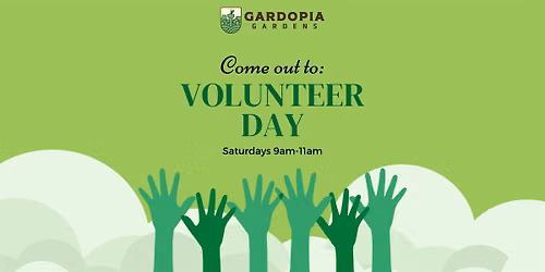 Gardopia Volunteer Day (Saturday) - Fall 2026