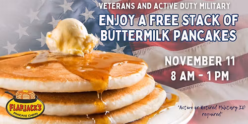 Thank You, Veterans \u2014 Pancakes Are On Us! \ud83e\udd5e\ud83c\uddfa\ud83c\uddf8