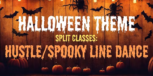 Hustle & Spooky Line Dance Split Group Class