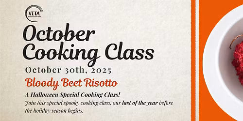 VITA Italian Bar & Grill | October Halloween Cooking Class