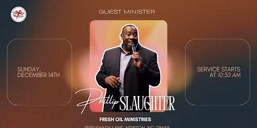 Worship & Word with Guest Minister Phillip Slaughter