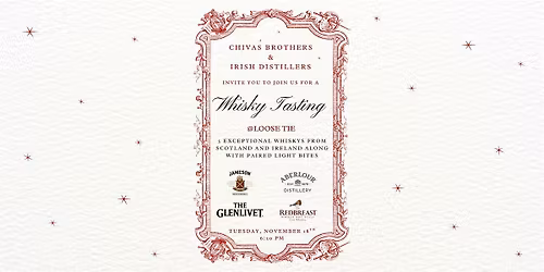 Sip & Savour: Premium Whiskey Tasting