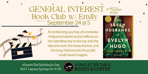 General Interest Book Club with Emily: The Seven Husbands of Evelyn Hugo
