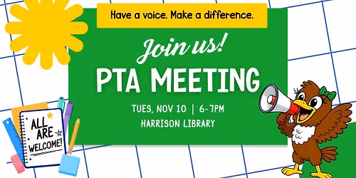 November PTA Meeting \ud83d\udc9a\ud83d\udc9b