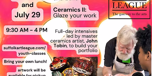 Ceramics Teen Master Art Workshop with John Tobin