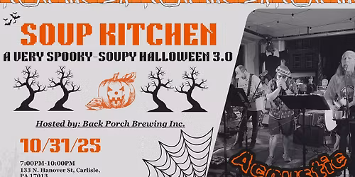 A Very Spooky-Soupy Halloween 3.0 at Back Porch Brewing Inc.