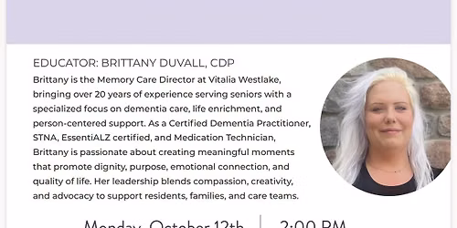 October Dementia Education