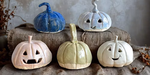 Spooky Ceramic Pumpkin Class - Beginner Pottery Workshop