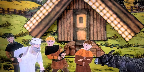 Puss in Boots - a famous tale retold for paper theatre by Sarah Peasgood