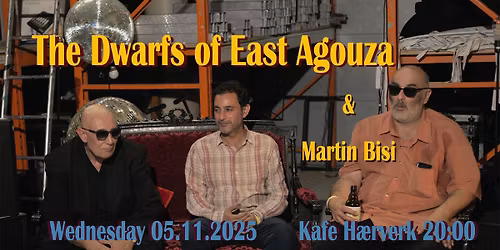The Dwarfs of East Agouza\/Martin Bisi\/\/Kaf\u00e9 H\u00e6rverk