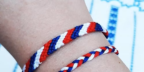 \ud83c\uddfa\ud83c\uddf8 Patriotic Friendship Bracelet Workshop \ud83c\uddfa\ud83c\uddf8