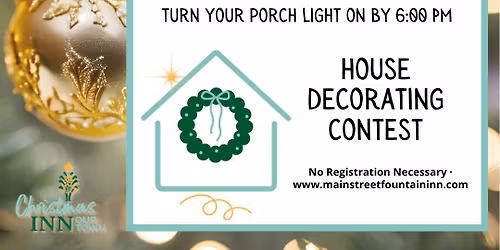 Fountain Inn Christmas House Decorating Contest - Judging