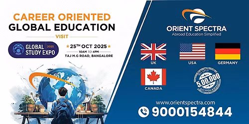 Bangalore Study Abroad Fair | Get Expert Guidance + 5 Lac Scholarship