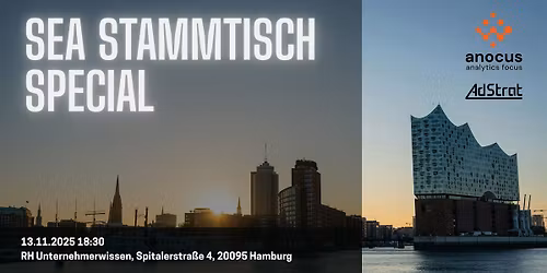 SEA Stammtisch Special - Hamburg - anocus GmbH & AdStrat GmbH