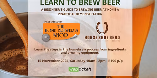 LEARN TO BREW BEER