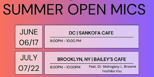 New Age B-More Open Mic ft. BCYPT
