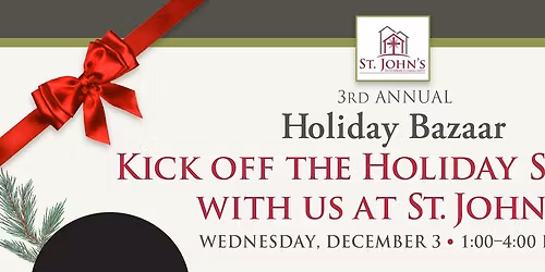 Holiday Bazaar at St. John's Lutheran Community
