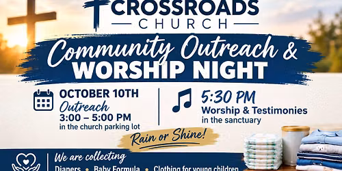 Community Outreach & Worship Night