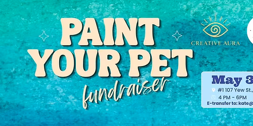 Paint Your Pet Fundraiser 
