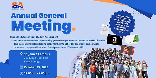 Student Association of George Brown College - Annual General Meeting 2025