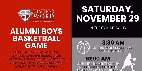 LW Alumni Boys Basketball Game