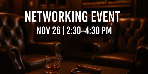 **Thinking About Networking Over Cigars?**