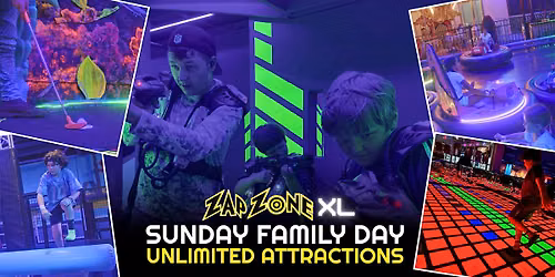 Sunday Family Day | Zap Zone XL Lansing