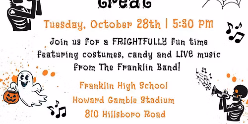 The Franklin Band's 7th Annual Musical Trick or Treat!