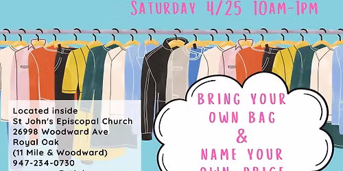 New To You Thrift - Clothing Blowout Sale