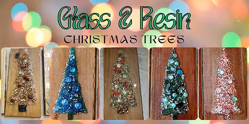 Glass and Resin Christmas Tree Workshop