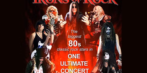 IKONS OF ROCK \u2013 THE BIGGEST 80s CLASSIC ROCK STARS!
