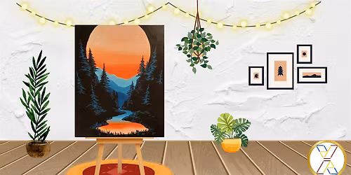 BYOB Glow Paint N Sip :"Forest Stream"