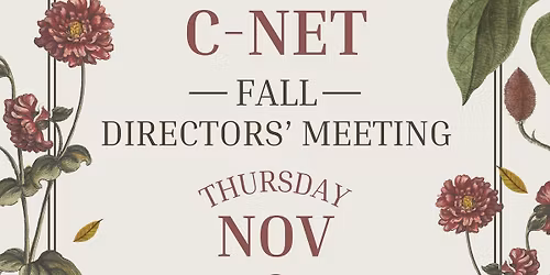 CNet Fall Directors' Meeting