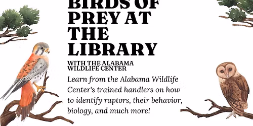 Birds of Prey at the Library with the Alabama Wildlife Center