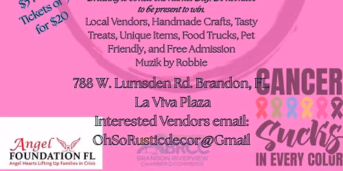 Oh So Rustic's Brandon Sunday Cancer Sucks Market