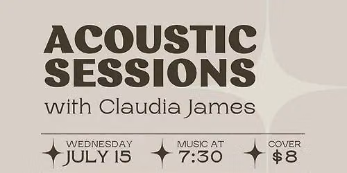 Acoustic Sessions with Claudia James