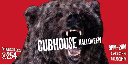 CUBHOUSE PHILLY HALLOWEEN DANCE PARTY